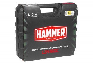 Пила сабельная аккумуляторная Hammer LZK18DC