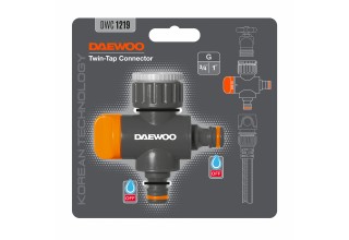 Адаптер двухканальный G3/4 " и 1" DAEWOO DWC 1219