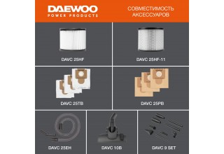 Пылесос универсальный DAEWOO DAVC 2000S