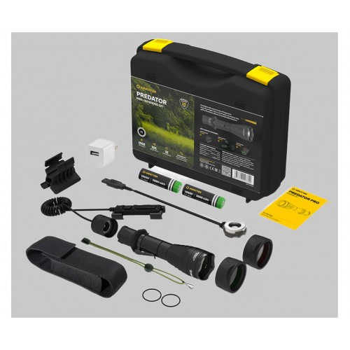 Фонарь Armytek Predator Pro Magnet USB Extended Set Белый