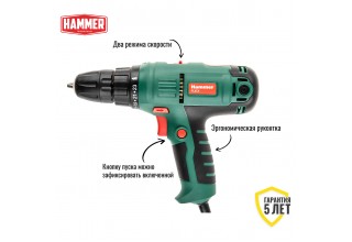 Шуруповерт сетевой Hammer Flex DRL420А