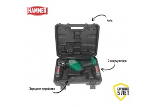 Пила сабельная аккумуляторная Hammer LZK18DC