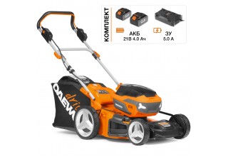 Газонокосилка аккумуляторная DAEWOO DLM 5042Li SET