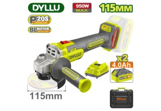 Углошлифмашина аккумуляторная DYLLU DTLAP5322