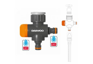 Адаптер двухканальный G3/4 " и 1" DAEWOO DWC 1219