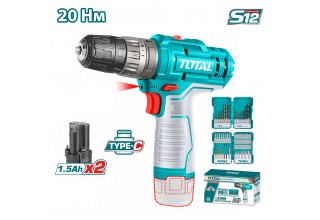 Дрель-шуруповерт ударная TOTAL TOSLI240467