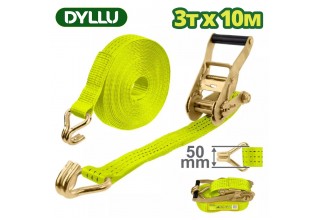 Ремни с храповым механизмом 3 тонны 10 м DYLLU DTRT13310