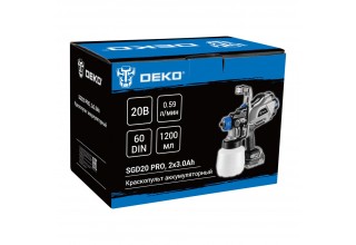 Краскопульт аккумуляторный DEKO SGD20 PRO 085-1337