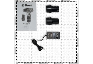 Дрель-шуруповерт аккумуляторная Bort BAB-12x2Li-FD