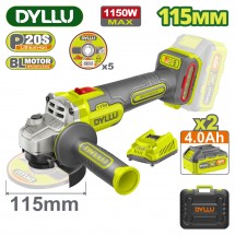 Углошлифмашина аккумуляторная DYLLU DTLAPB522