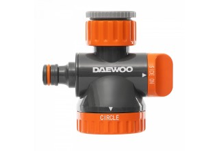 Адаптер двухканальный с лейкой для крана G 3/4 " и 1" (26,5-33,3мм) DAEWOO DWC 1325