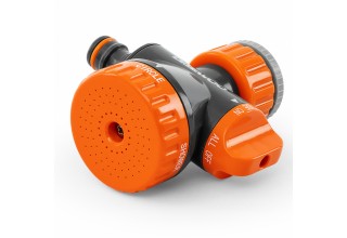 Адаптер двухканальный с лейкой для крана G 3/4 " и 1" (26,5-33,3мм) DAEWOO DWC 1325