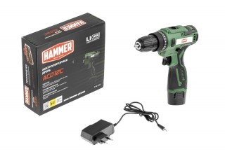 Дрель-шуруповерт аккумуляторная Hammer ACD12C