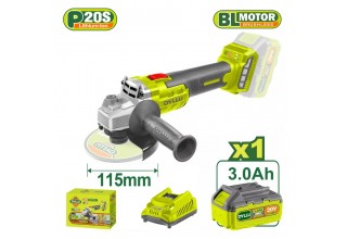 Углошлифмашина аккумуляторная DYLLU DTLAPM21