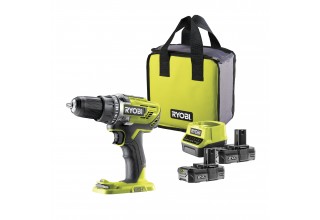 Дрель-шуруповерт RYOBI R18DD3-220S система ONE +