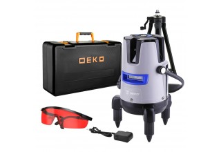 Уровень лазерный самовыравнивающийся в кейсе DEKO LL57 PRO SET 2 PREMIUM