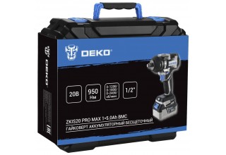 Гайковерт аккумуляторный DEKO ZKIS20 PRO MAX