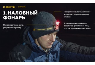 Фонарь Armytek Zippy WR Extended Set Серый