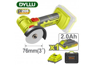 Углошлифмашина мини аккумуляторная 76 мм DYLLU DTLAP573
