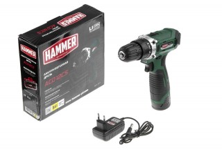 Дрель-шуруповерт аккумуляторная Hammer ACD12CS