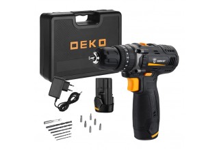 Дрель-шуруповерт ударная аккумуляторная DEKO GCD12DU3 SET4