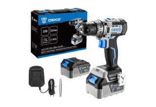 Дрель-шуруповерт аккумуляторная DEKO Loner 20V ONE + 085-1003