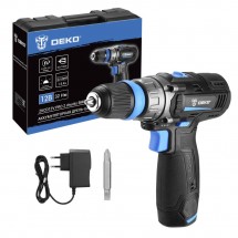 Дрель-шуруповерт аккумуляторная DEKO ZKCD12V PRO