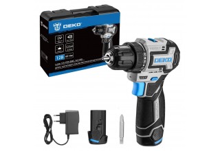 Дрель-шуруповерт аккумуляторная DEKO Loner 12V PRO 085-1011