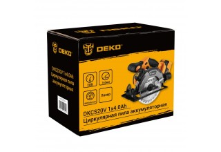 Пила циркулярная аккумуляторная DEKO DKCS20V