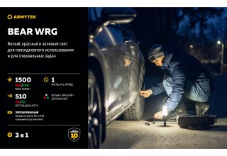 Фонарь Armytek Bear WRG
