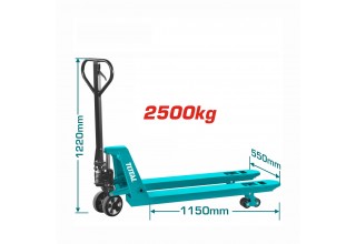 Тележка гидравлическая для поддонов 2500 кг TOTAL THT301251