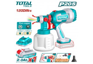 Краскораспылитель аккумуляторный TOTAL TSGLI20042