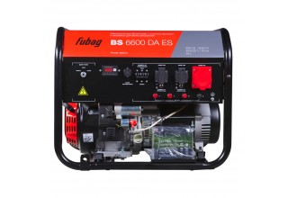 Генератор бензиновый FUBAG BS 6600 DA ES с электростартером и коннектором автоматики