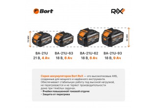 Аккумулятор Bort BA-21U-62