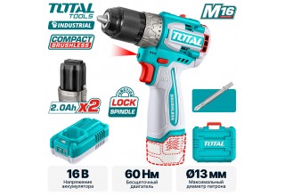 Дрель-шуруповерт TOTAL TDLI16682