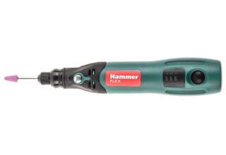 Гравер аккумуляторный Hammer Flex AMD3.6Li USB с набором