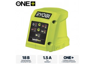 Зарядное устройство RYOBI RC18115 система ONE +