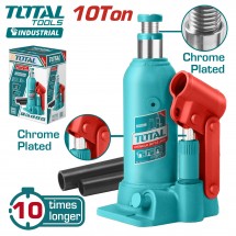 Домкрат гидравлический бутылочный 10 т TOTAL THT109104