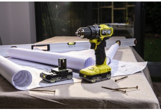 Дрель-шуруповерт RYOBI HP RDD18C-220S система ONE +