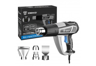 Фен строительный (термовоздуходувка) DEKO HG2500