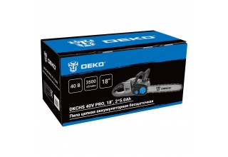 Пила цепная аккумуляторная DEKO DKCHS 40V PRO