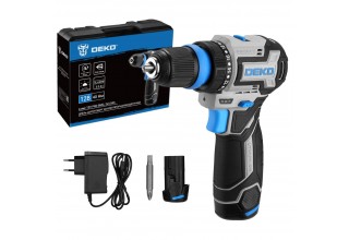 Дрель-шуруповерт аккумуляторная DEKO Loner 12V PRO 085-1122