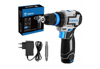 Дрель-шуруповерт аккумуляторная DEKO Loner 12V PRO 085-1121
