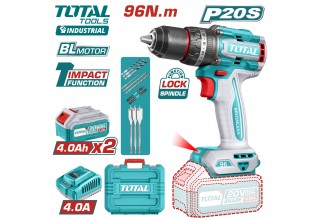 Дрель-шуруповерт ударная TOTAL TIDLI20968