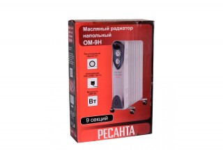 Масляный радиатор Ресанта ОМ-9Н