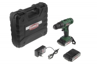 Дрель-шуруповерт аккумуляторная Hammer ACD18BS