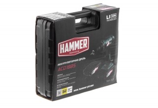 Дрель-шуруповерт аккумуляторная Hammer ACD18BS