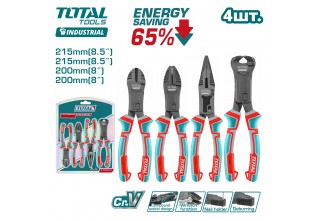 Набор шарнирно-губцевого инструмента TOTAL THT2CK241S (4 шт)