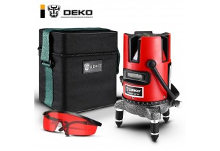 Уровень лазерный самовыравнивающийся DEKO DKLL02RB SET1