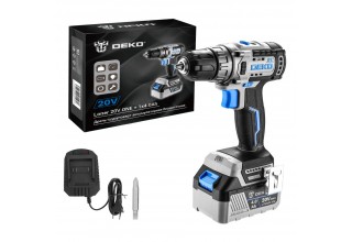 Дрель-шуруповерт аккумуляторная DEKO Loner 20V 085-1004